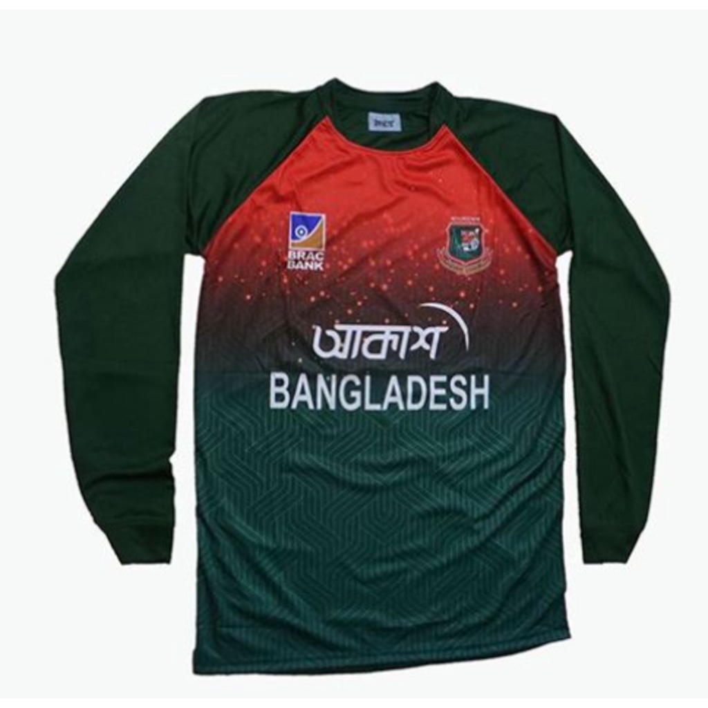 Concept polo LONG SHIRT Jersey of Bangladesh national cricket team for ICC T20 World Cup 2022-01