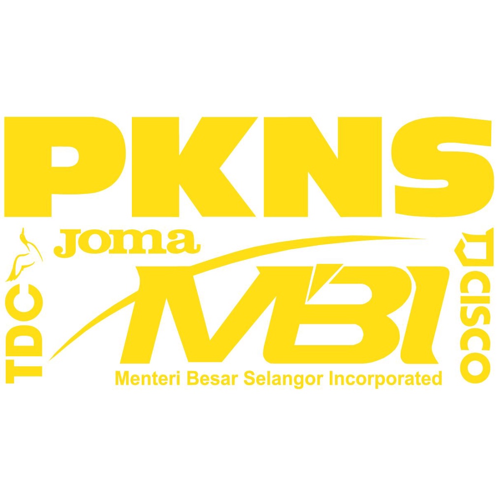 Sticker Iron On Sponsor Selangor PKNS 2020 / 2021 / 2022
