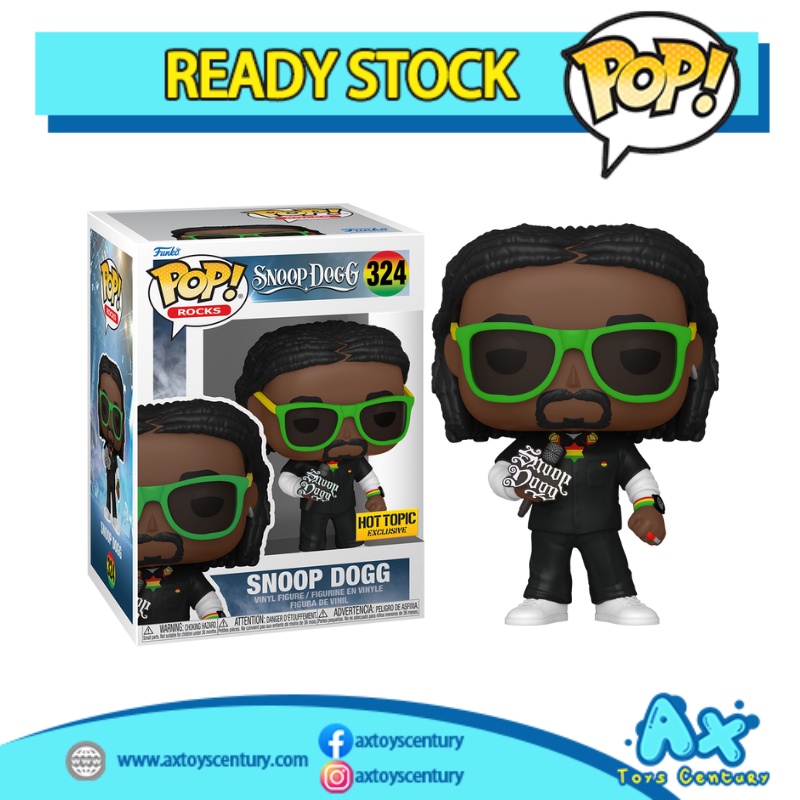 Funko Pop! Snoop Dogg with Microphone #324 Hot Topic Exclusive