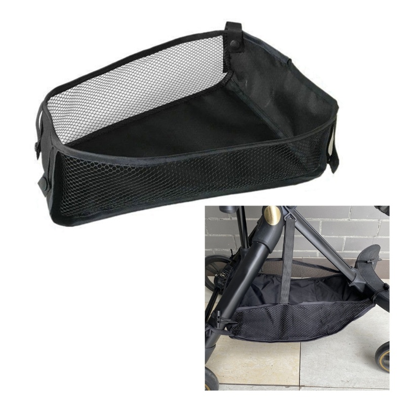 【RUU】 Newborn Stroller Organizer Bag Portable Pram Cart Storage Bags Hanging Basket for Placing Baby Bottles Diapers Bla