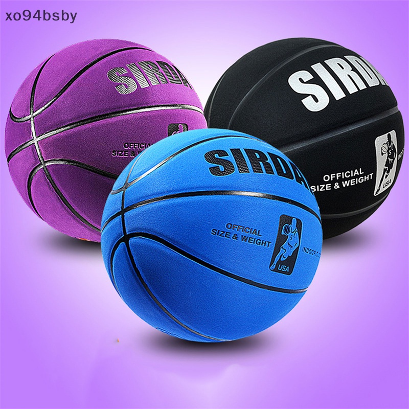xo94bsby Soft Microfiber Basketball Size 7 Wear-Resistant Anti-Slip Outdoor Basketball MY