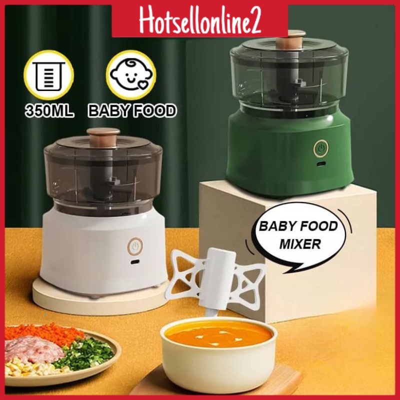 HOT_ New Multifunctional Food Processor Cordless Meat Blender Electric Garlic Chopper Baby Food Processor Kitchen