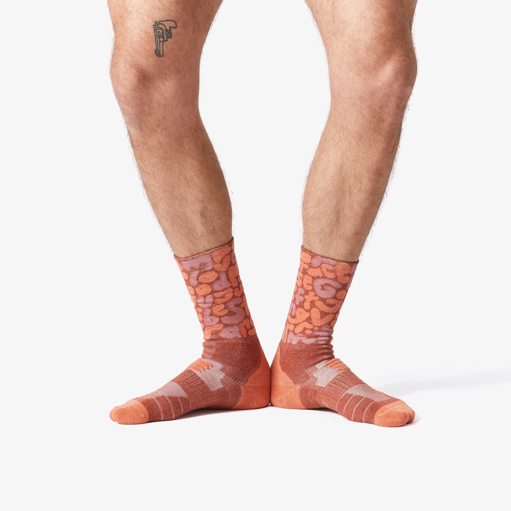 GOODPAIRSOCKS | Goodness,me | Autumn Embrace | Patterned Performance Crew Socks