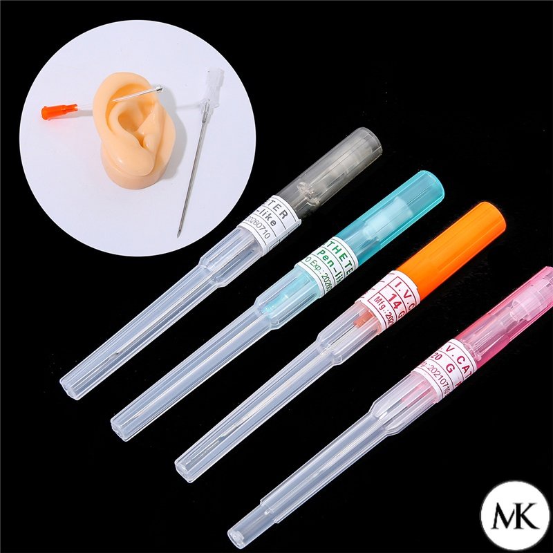 MK Surgical Steel Sterilised Piercing Needles IV Catheter Needles Painless Nose Lip Jewelry Tool Body Piercing Supplies