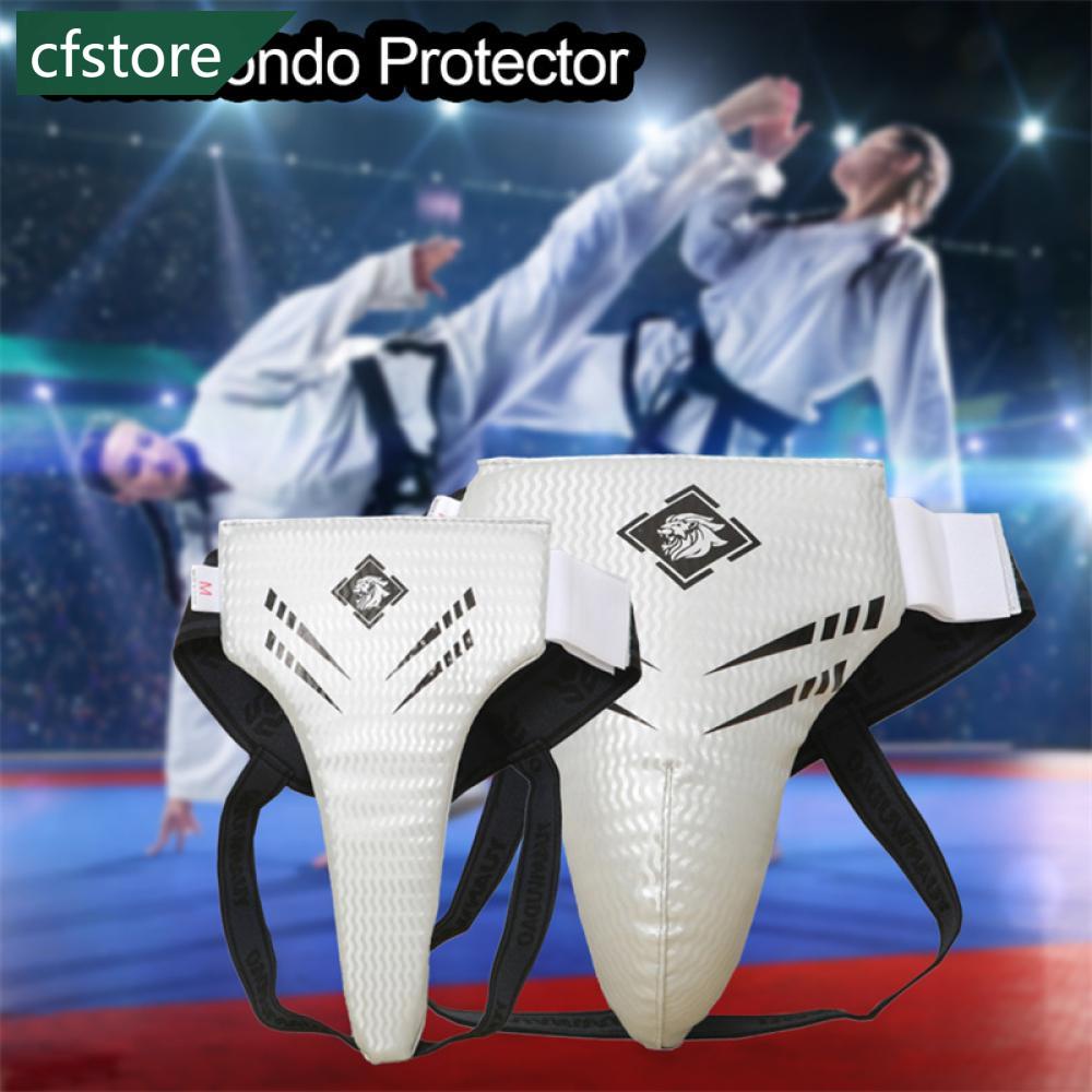 CFSTORE Taekwondo Gear Crotch Protector Jockstrap Men Women Underwear Guard Karate MMA Boxing Sanda Exercise Martial Arts Equipment C8V8