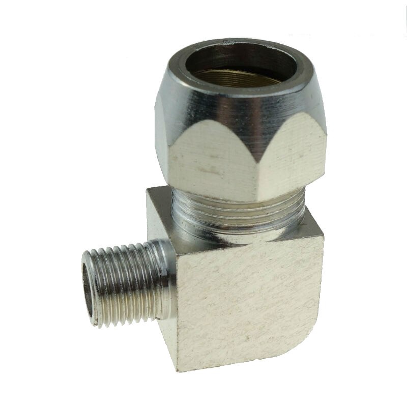 Must Have Brass Nickel Plated Compression Fitting Male Elbow 6mm 8mm 10 mm 12mm OD * 1/8" 1/4" 3/8" 1/2" BSP - Image 2