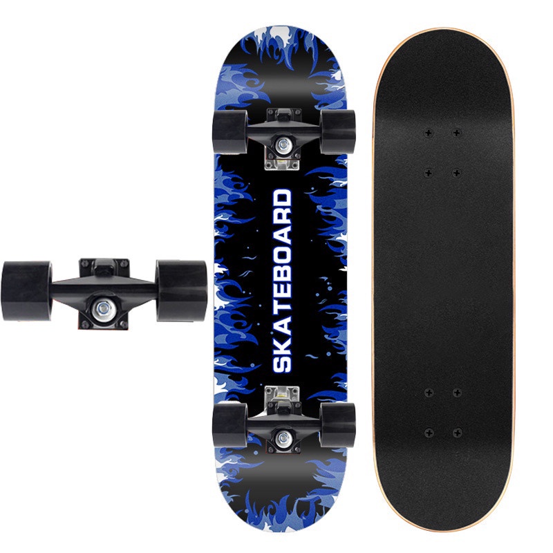 Reliable Must 81cm Led Thicken Skate board Maplewood Four Wheeled Skateboard Beginner Adult & Kids Papan Luncur - Image 2