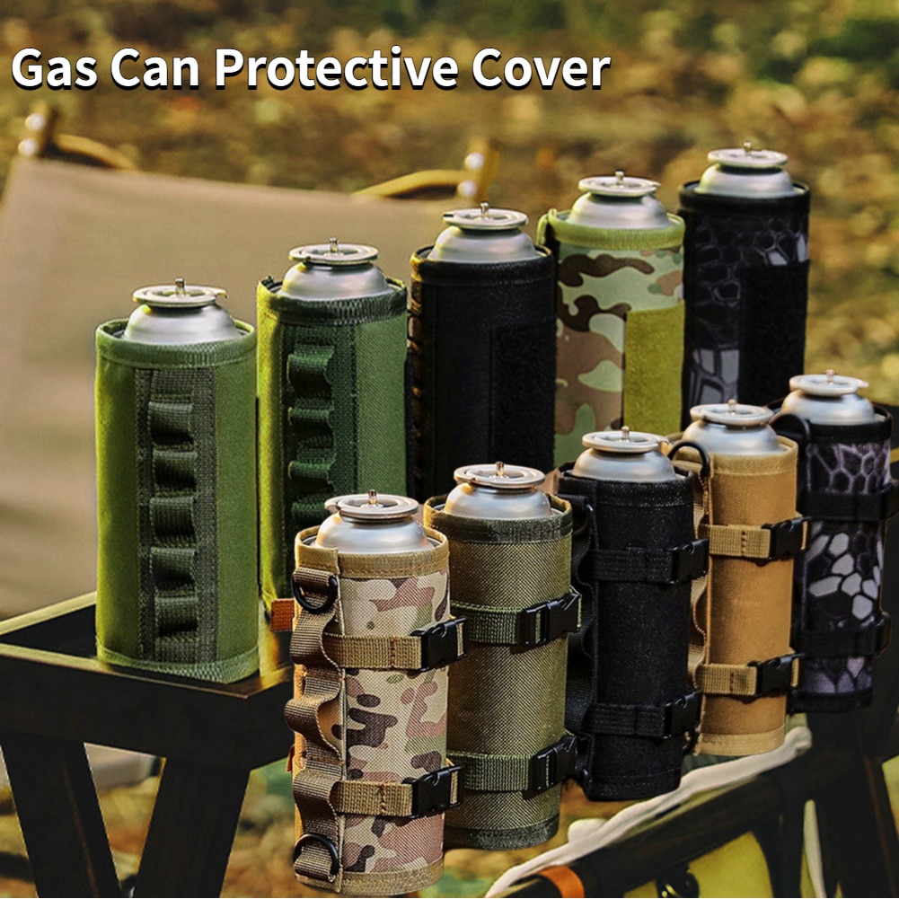 Camping Gas Tank Protective Cover Air Bottle Fuel Canister Gas Can Cylinder Anti-fall Protective Cover Camping Accessories