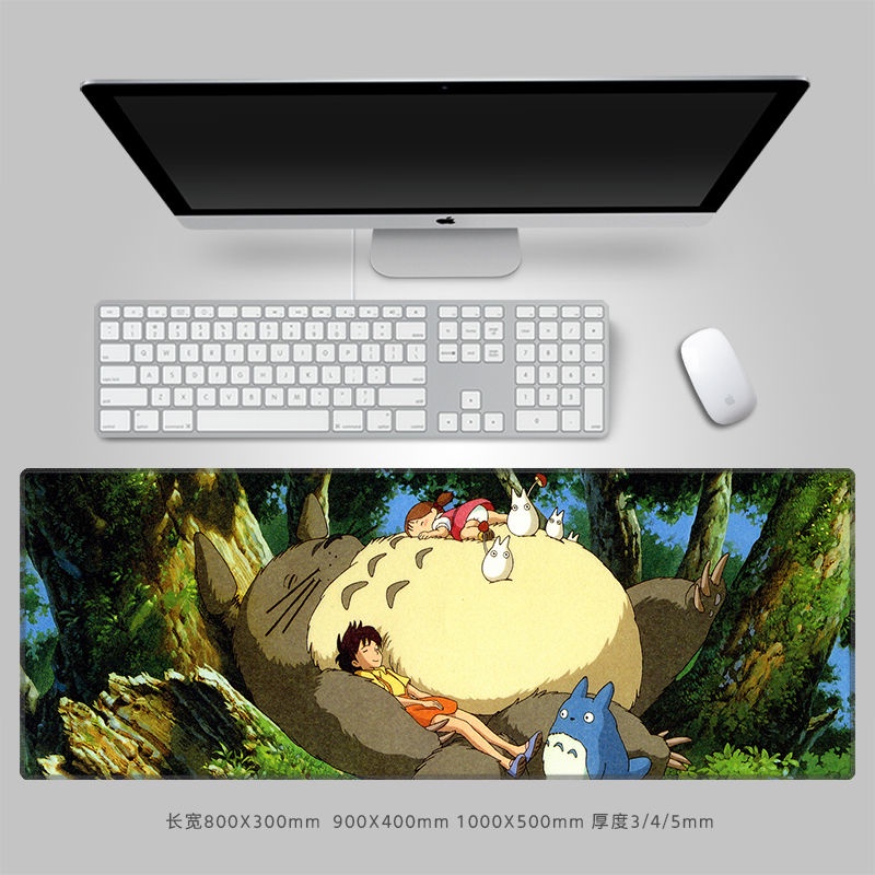 [700 * 300] Mouse Pad My Neighbor Totoro Hayao Miyazaki Anime Merchandise Laptop Computer Desk Pad Customized Mouse Pad Oversized