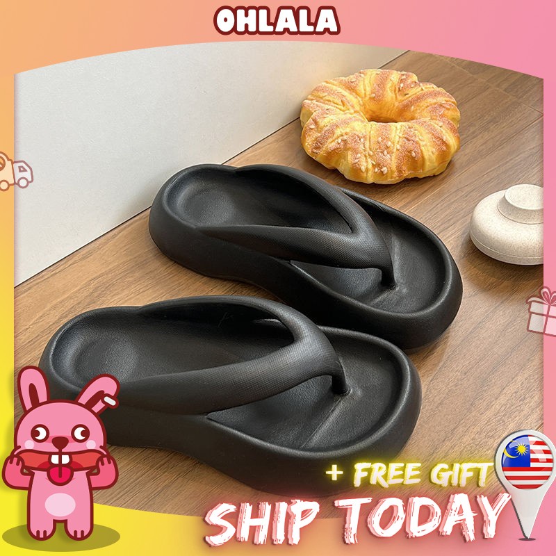 READY STOCKOLL Home Slipper Thick Sole Women Shoes Comfy Kasut Wanita