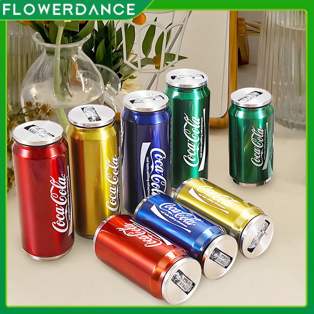 Coca-cola, Pepsi,sprite & Fanta Design Stainless Steel Office Mug Tumbler Cup 350ml/500ml Personalized Car Cup Vacuum Insulated Tumbler flowerdance