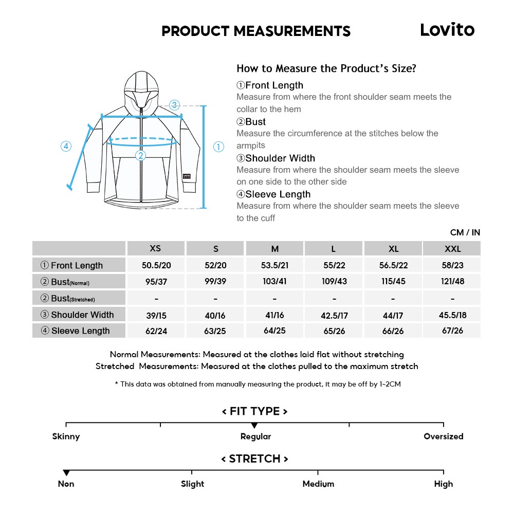 Lovito Elegant Plain Round Neck Button Women Jacket L32FW095 (Black)