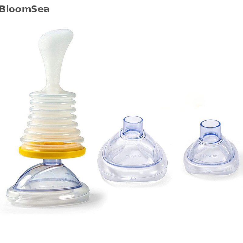 [BloomSea] Breathing Trainer Transparent First Aid Suffocation Rescue Device Travel Home CPR Kit Portable Suffocation Rescue Equipment Kit Boutique