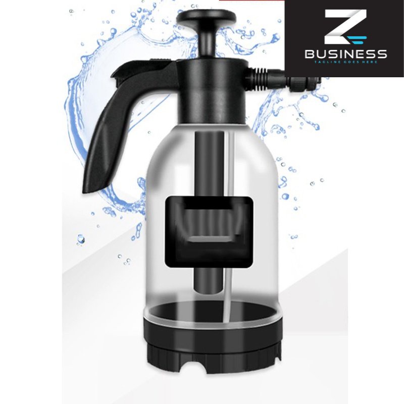 ZS 2000ML Foam Wash Car Spray Bottle/ Manual Air High Pressure Water Spray Gun/Garden Lawn Self-Cleaning Spray Foam