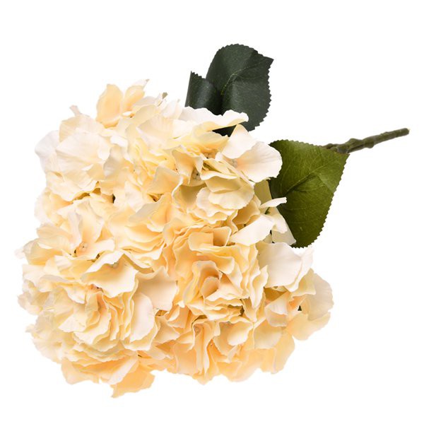 Multi Have Artificial Hydrangea Flower 5 Big Heads Bouquet Creamy white Quality - Image 5