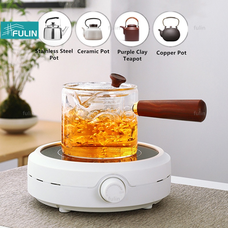 Tea Stove Electric Ceramic Stove Hot Plate Stove Electric Heater Stove Tea Maker for Coffee Milk Heater Household Electric Stove 800W