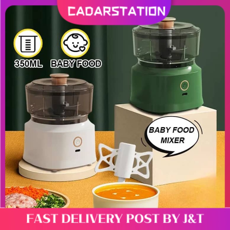 CS_ New Multifunctional Food Processor Cordless Meat Blender Electric Garlic Chopper Baby Food Processor Kitchen