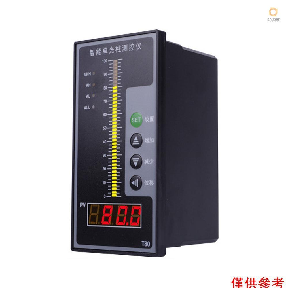 T80 Intelligent Light Column Display Integral Liquid Oil Water Depth Detector Controller with LCD Display