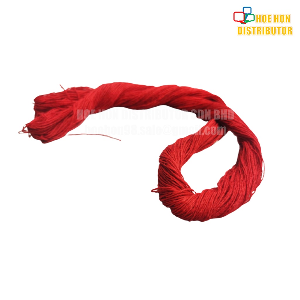 Traditional Chinese Nylon Red String 0.35mm x 9g Chinese Wedding 红丝线 Tali Merah
