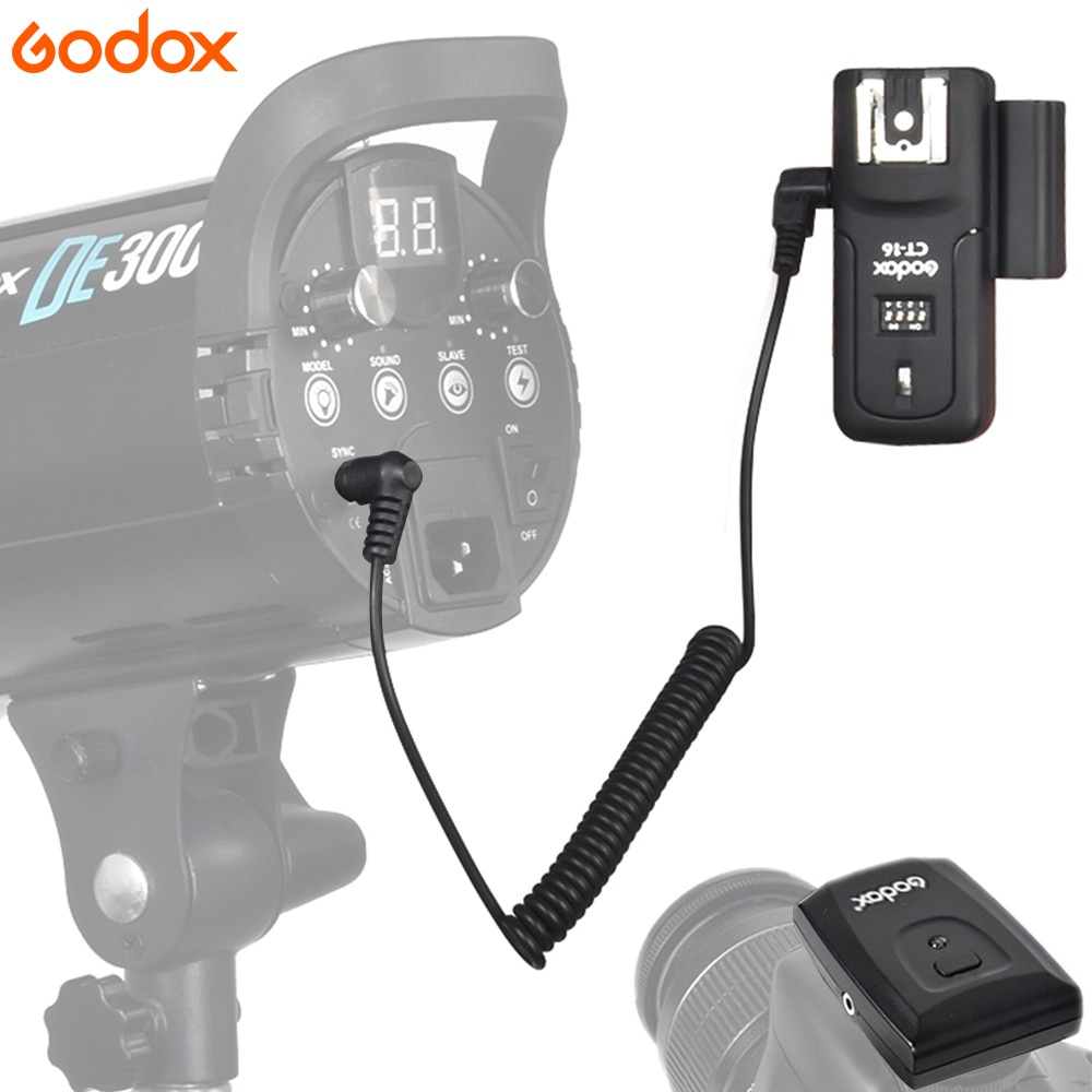 Durable Quality Godox CT-16 16 Channels Wireless Radio Flash Trigger Transmitter + Receiver Set Canon Nikon Studio Sp... - Image 3