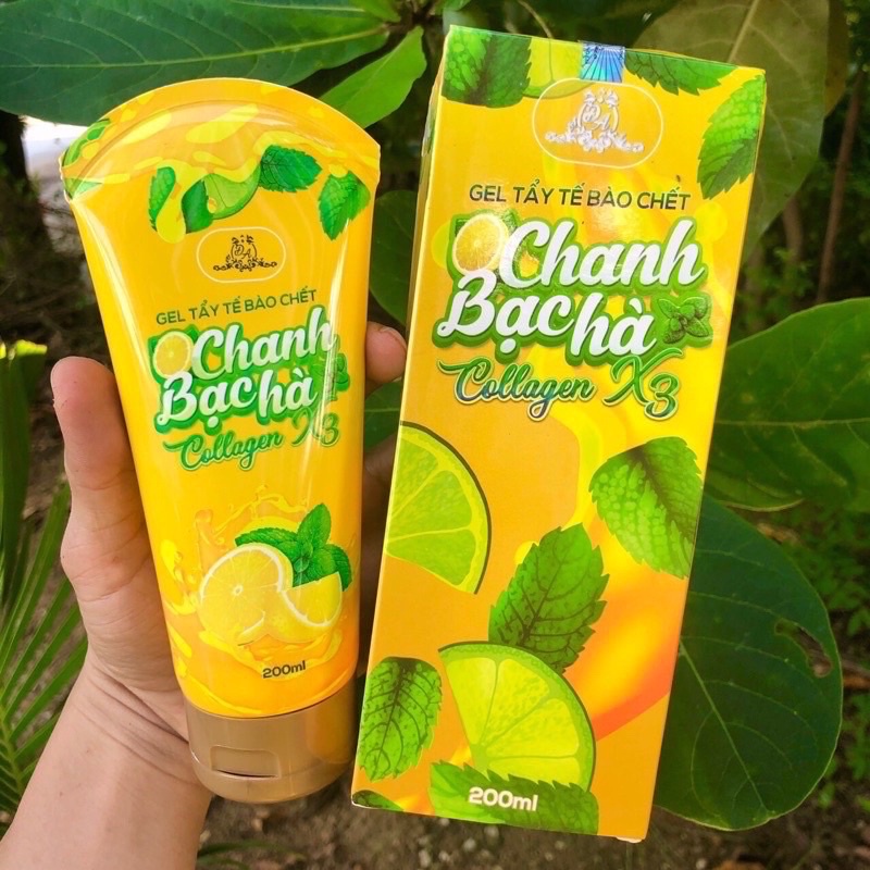 [ Original] Collagen X3 Chanh Bacha / Lemon Mint Gel Death Healthcare For Face & Body / 胶原蛋白 (200 ml)