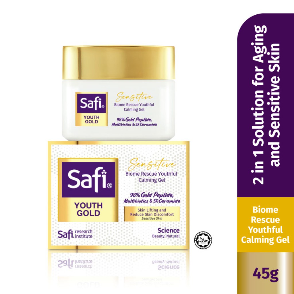 Safi Youth Gold Biome Rescue Youthful Calming Gel 45g