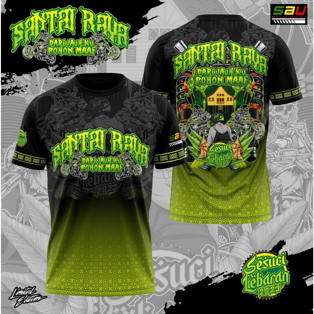 Santai Raya 2023 Santai Anak Utara | Tshirt Santai Raya 2023 Free Stiker Free Kupon Lucky Draw