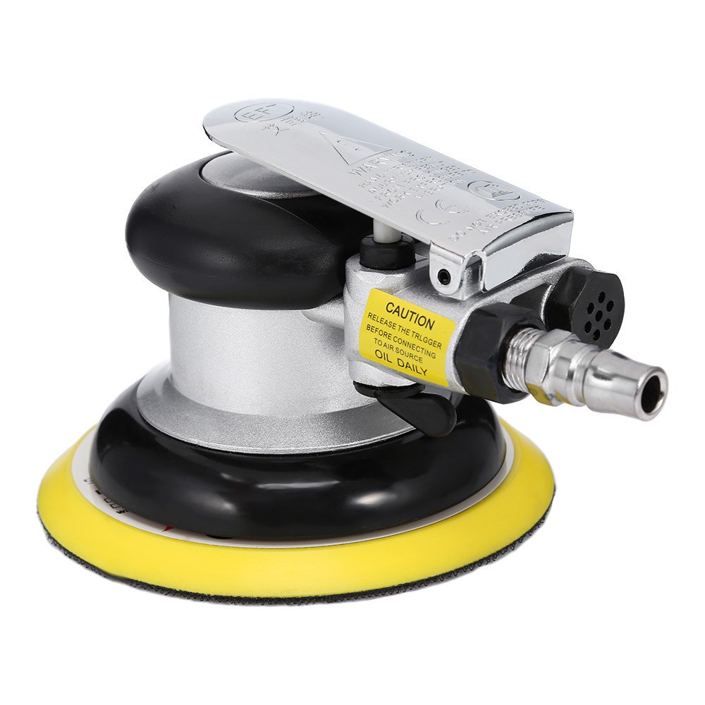Quality Purpose 5 inch Non-vacuum Matte Surface Pneumatic Air Sander Polished Grinding Machine Essential - Image 2