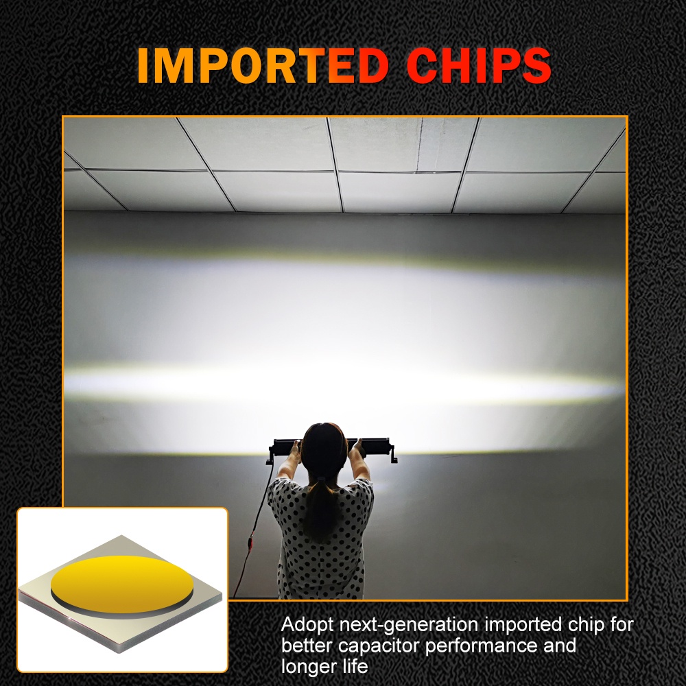 Must Reliable DVISUV LED Light Bar 12D 22inch 42inch Flood Spot Combo Beam Fog Driving Offroad 4x4 Truck Boat SUV ATV... - Image 5