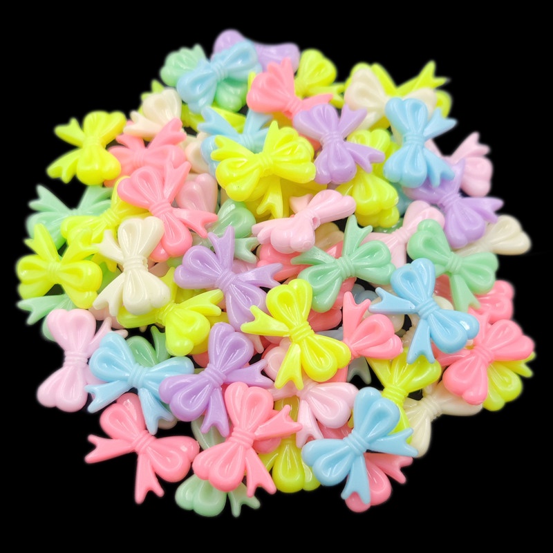 20/40/50Pcs Star Flower Butterfly For Jewelry Making DIY Crafts Loose Beads Necklace Bracelet Pendant