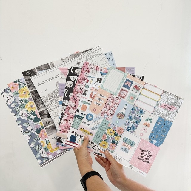 Crate Paper Maggie Holmes Round Trip Paper Collection (10 pcs)