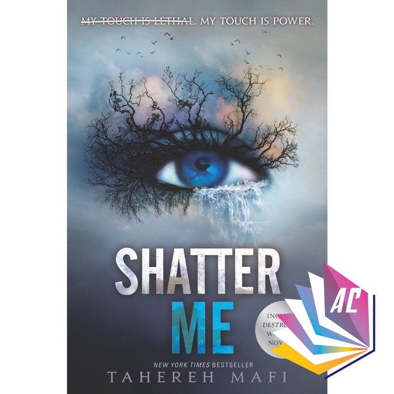 Shatter Me book by Tahereh Mafi. Tiktok Made Me Buy It. Booktok, Bookstagram, buku viral