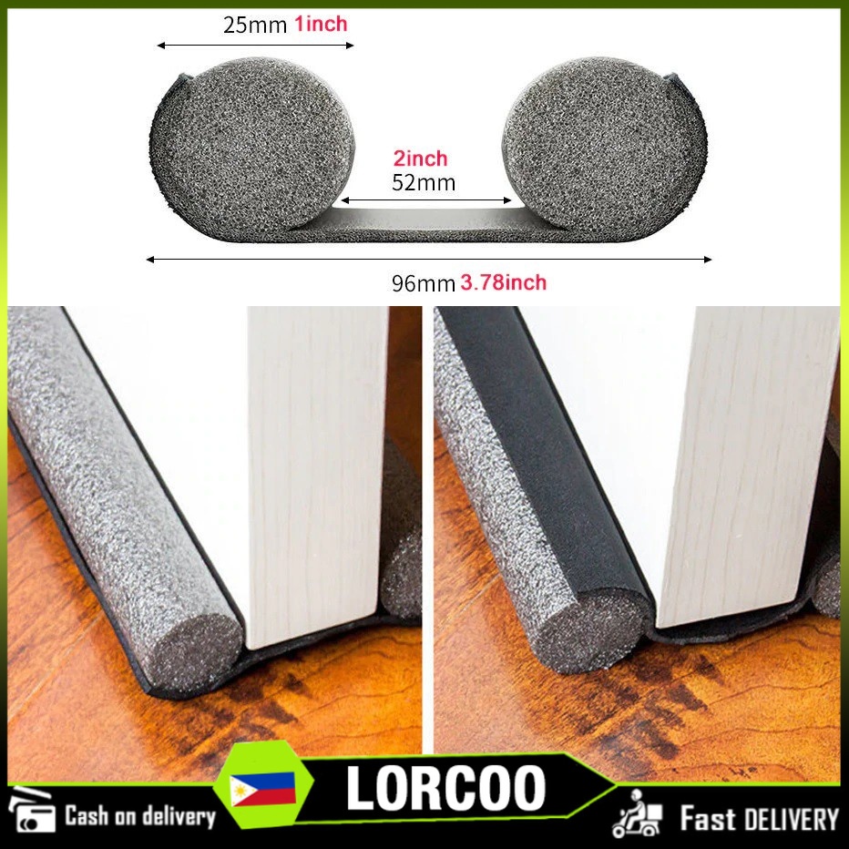 NEW Door Bottom Seal Strip Flexible Wind Noise Reduction Stopper Under Door Sealing Blocker Door