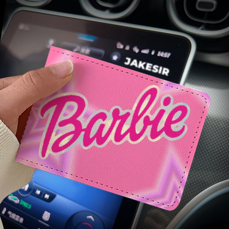 Barbie Princess Driver's License card sleeve High appearance level driving permit Motor vehicle driver's license holster