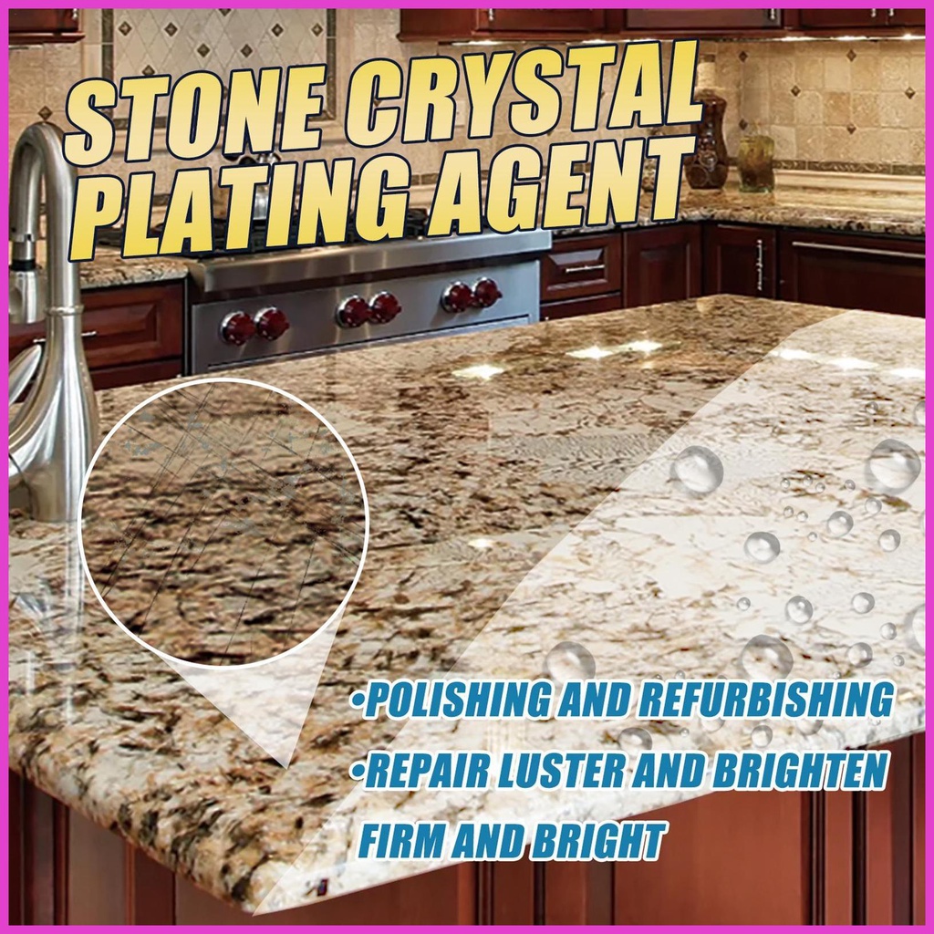 Granite Cleaner and Polish Quartz Protector Surface Care Polish Clean & Shine Your Quartz Countertops Islands and lyumy