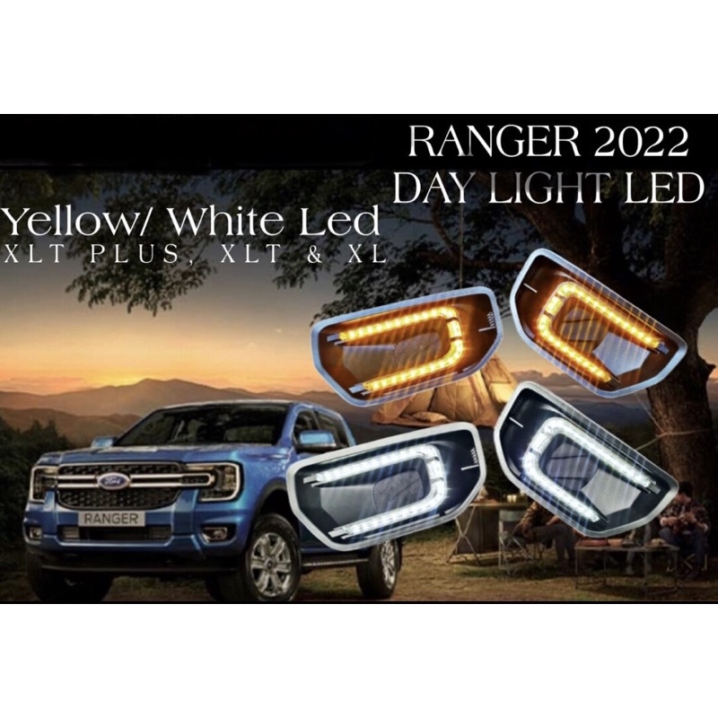 Ford ranger t9 2022 front bumper day light led