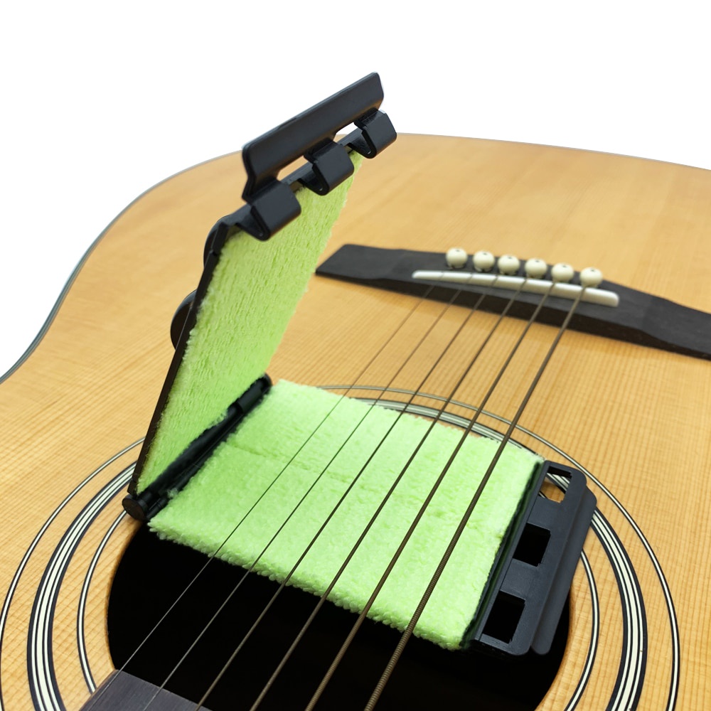 Professional Heavy Acoustic Electric Guitar Bass Strings Cleaner Brush Board Scrubber Fingerboard Rub Cleaning Tool M... - Image 3