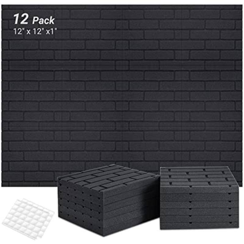 Versatile Must 12 Pack Sound Proof Foam Panels Acoustic Panel Soundproof Wall Dampening Absorbing Reliable - Image 4