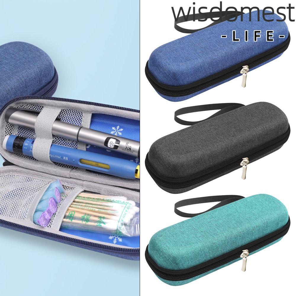 WISDOMEST1 Insulin Cooling Bag Portable Thermal Insulated without Gel Medicla Cooler