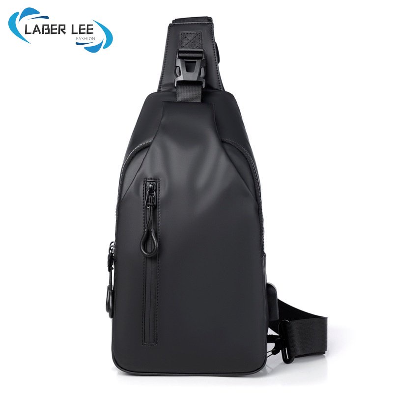 LABER LEE Men Crossbody Pouch Bag Waterproof Nylon Polyester