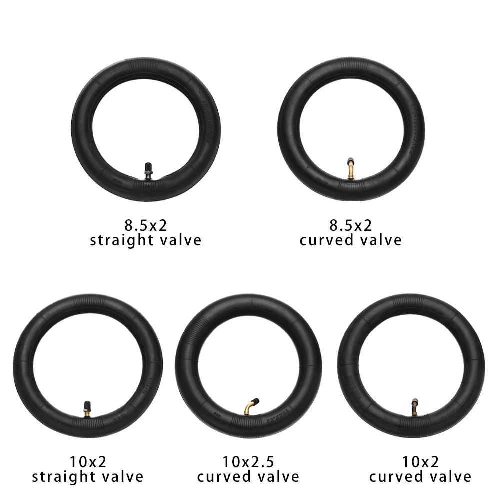 Premium Have WATTLE Pneumatic Electric Scooter Upgraded Straight/Curved Valve Tire Tube Front Rear Repair Accessories... - Image 2