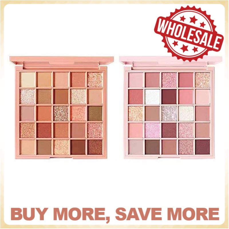 [ReadyStock] 25 Color Eyeshadow Palette Makeup Set Glitter Matte Eye Pearl Natural Naked Perempuan Mekap