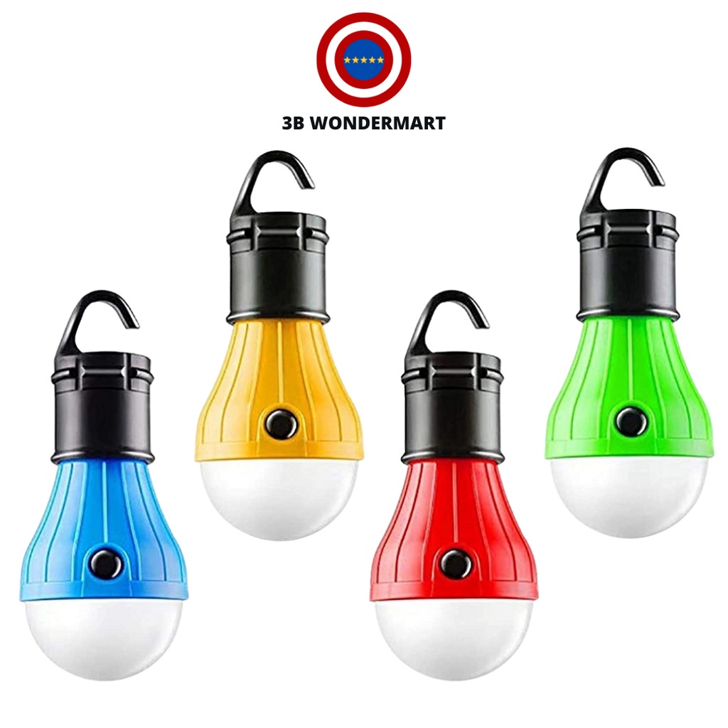 LED Camping Light Outdoor Hanging Portable Light Bulb Lantern Lampu Camping