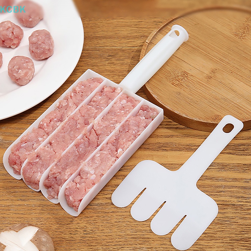 KC 1Pc Plastic Meatball Maker Set Fried Fish Beaf Meat Making Balls Mold Spoon Meat Tools Kitchen Gadgets Cooking Accessories BK