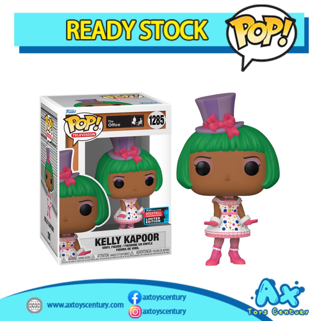 Funko Pop! The Office - Kelly Kapoor #1285 (Exclusive) 2022 Fall Convention Limited Edition 100% Genuine