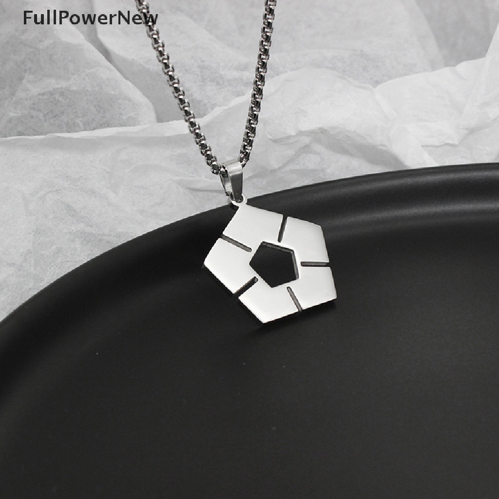 Full BLUE LOCK Necklace Women Anime Soccer Sign Necklaces Woman Fashion Creative Couples Chain Stainless Silver Color Cosplay Collier Power