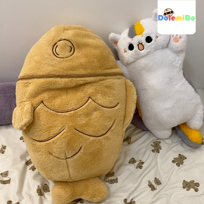 [Genuine Ready Stock] Tik Tok Taiyaki Doll Cat Pillow Plush Toy Transformation Tool Creative Birthday Valentine's Day Gift