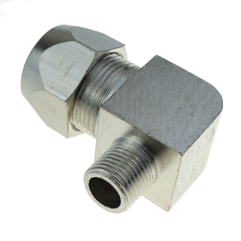 Must Have Brass Nickel Plated Compression Fitting Male Elbow 6mm 8mm 10 mm 12mm OD * 1/8" 1/4" 3/8" 1/2" BSP - Image 5