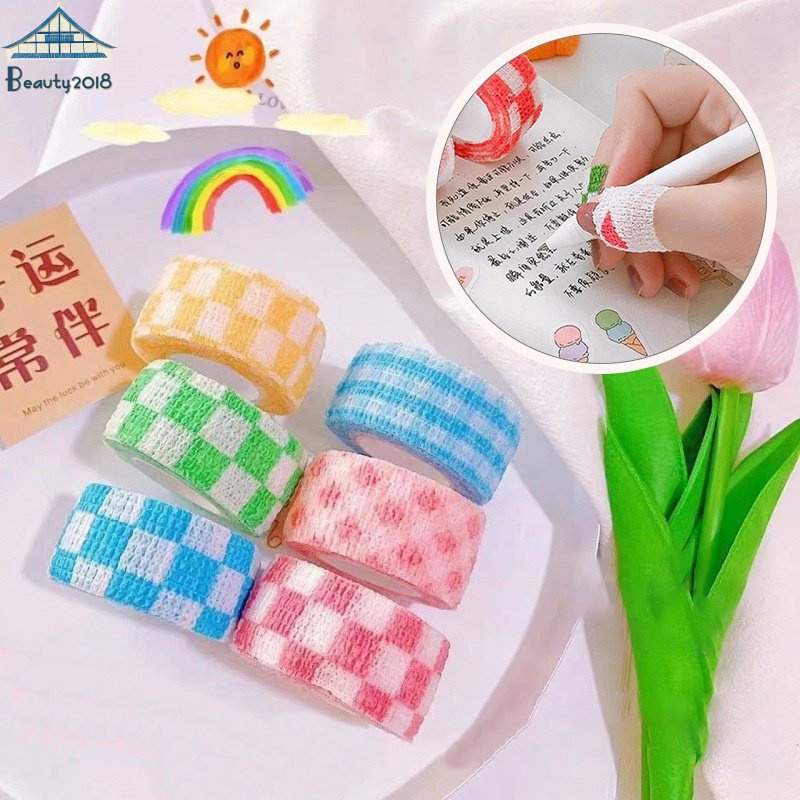 Cartoon Student Finger Bandage Self Adhesive Hand Protector Tape School Supplies