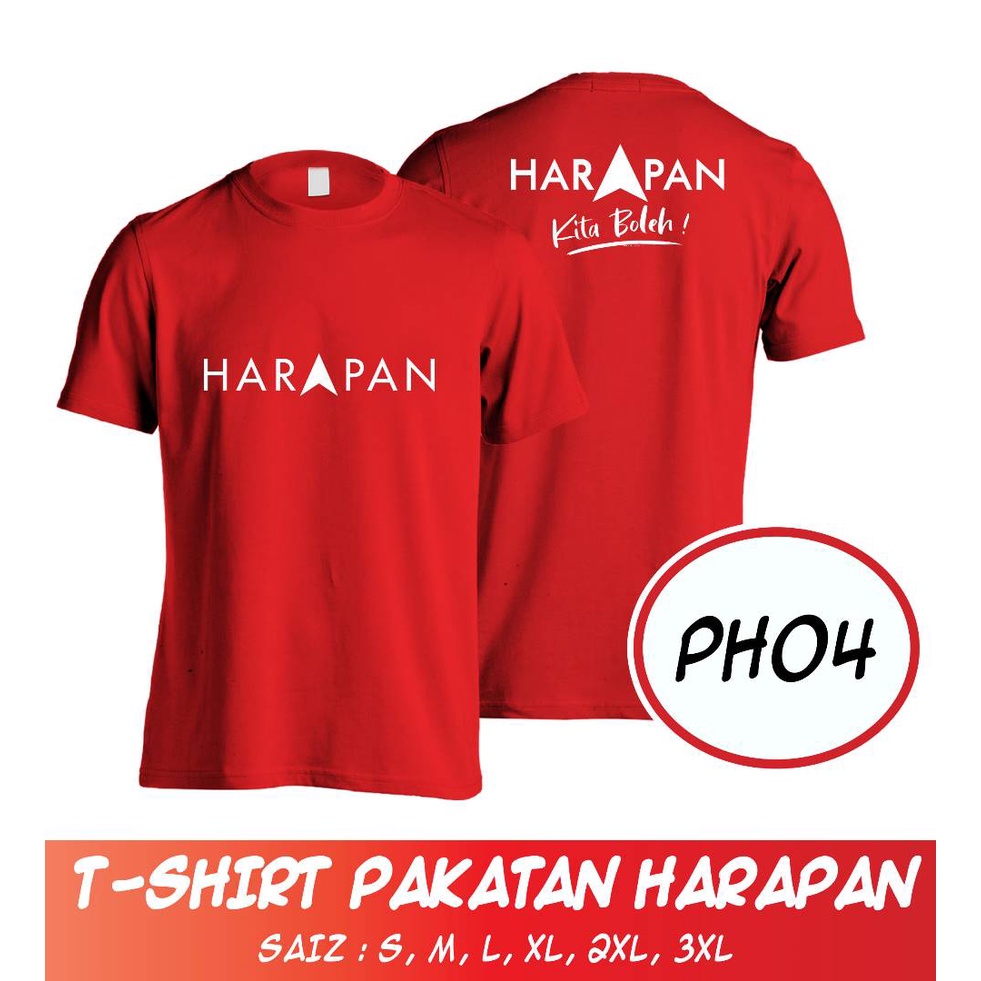 T-shirt PAKATAN HARAPAN, T-shirt PH NEW DESIGN Men Short Sleeve Summer New Fashion Casual T-shirt Women 3D Print Tops Tee